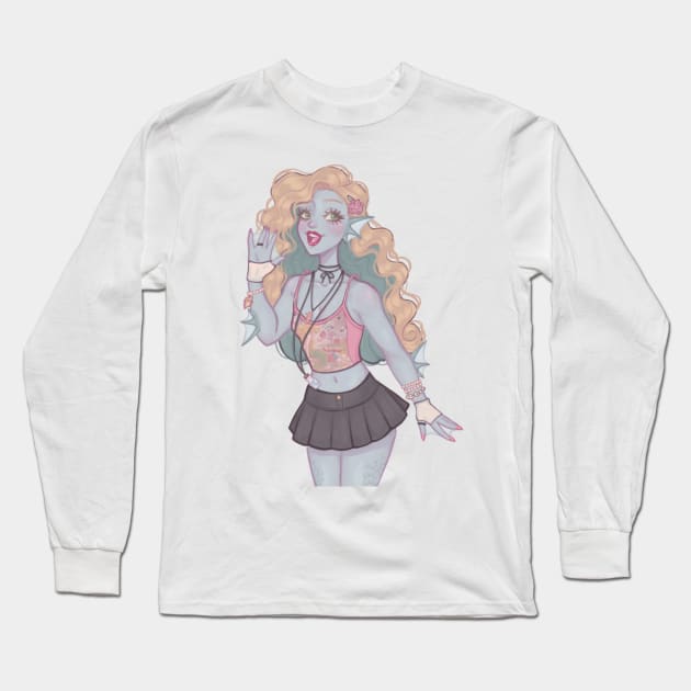 Lagoona Blue from Monster High Long Sleeve T-Shirt by Anemonaii